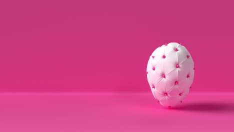 picos decorados con corazones blancos rotativos en 3d.