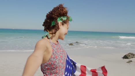 young woman by the sea