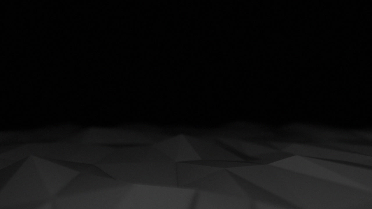 3d Black Looped Low Poly Landscape Background