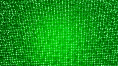 abstract green triangular mesh background