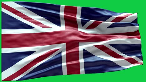4k bandera muy detallada del reino unido - bandera del reino unido alto detalle - bandera nacional del reino unido patrón de onda elementos en bucle