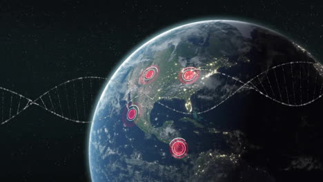 Earth-with-glowing-red-target-markers-and-DNA-strand-animation