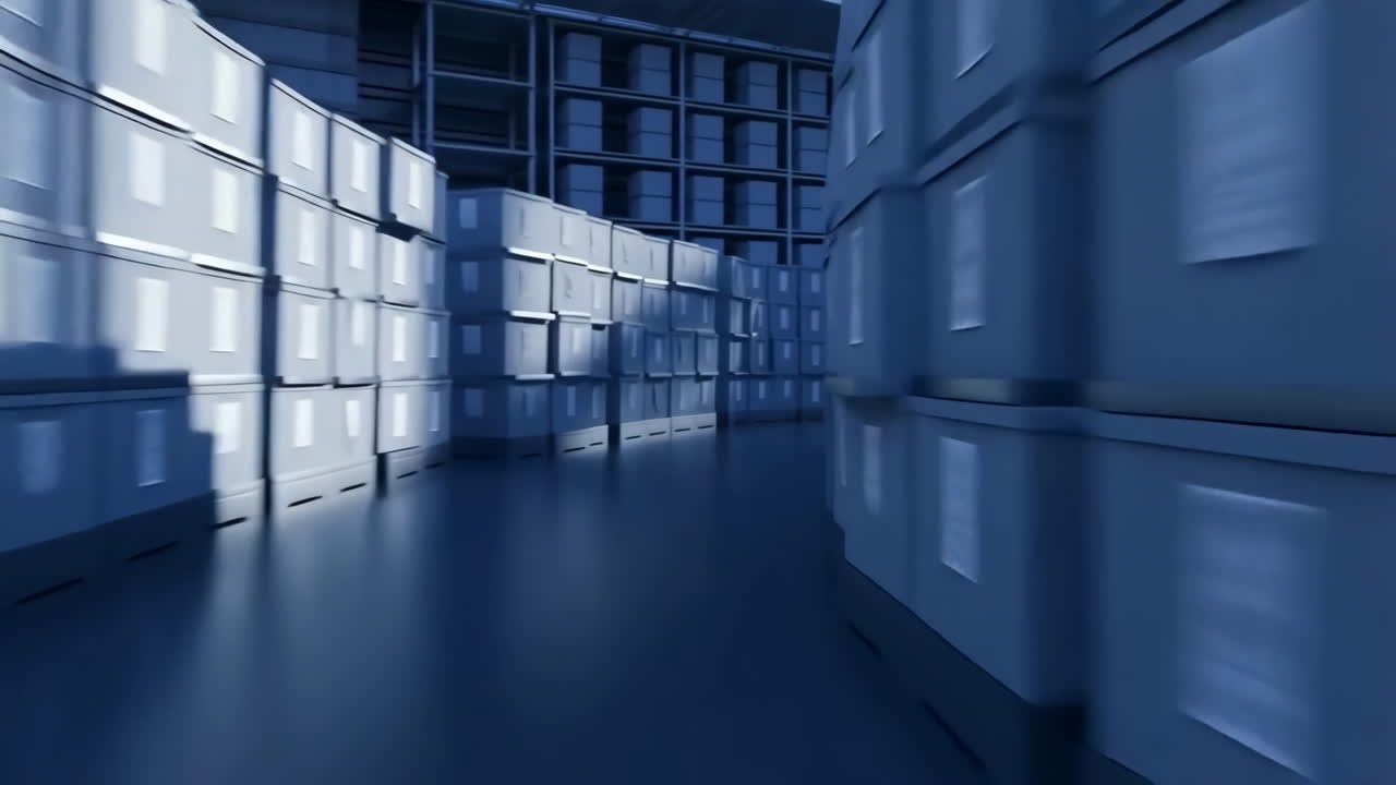 instalación de almacenamiento en almacén