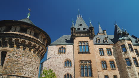 castillo de wernigerode en sajonia-anhalt alemania