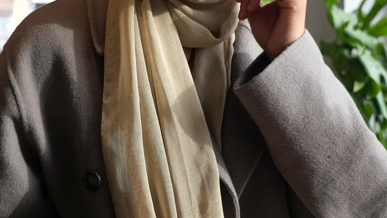 Sciarpa e cappotto alla moda