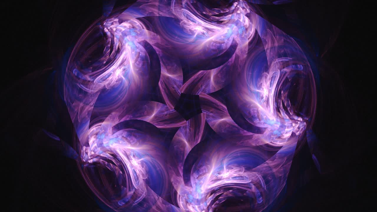 mandala de flores fractales geométricas abstractas, viaje espiritual profundo - animación 3d sin interrupciones en bucle sin interrupciones