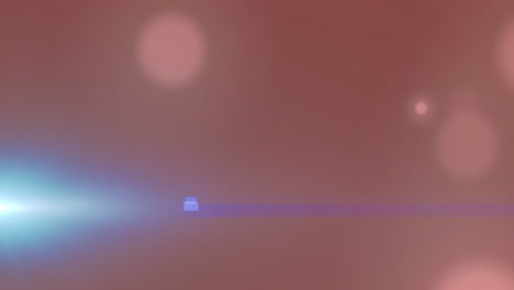 Animation-of-glowing-blue-light-over-pink-light-spots