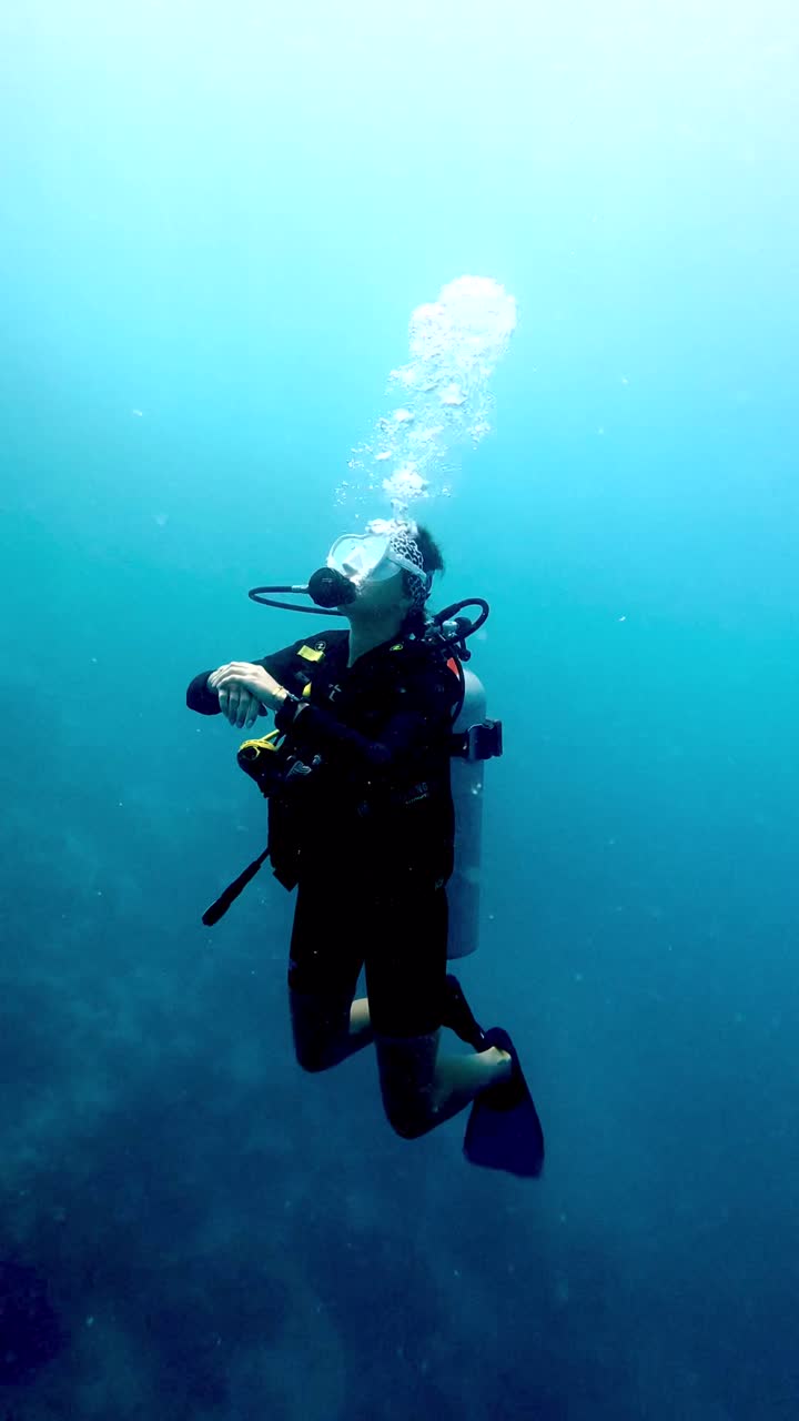 El buceo en el océano
