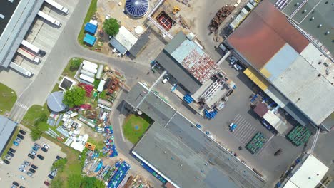 Aerial-view-of-goods-warehouse