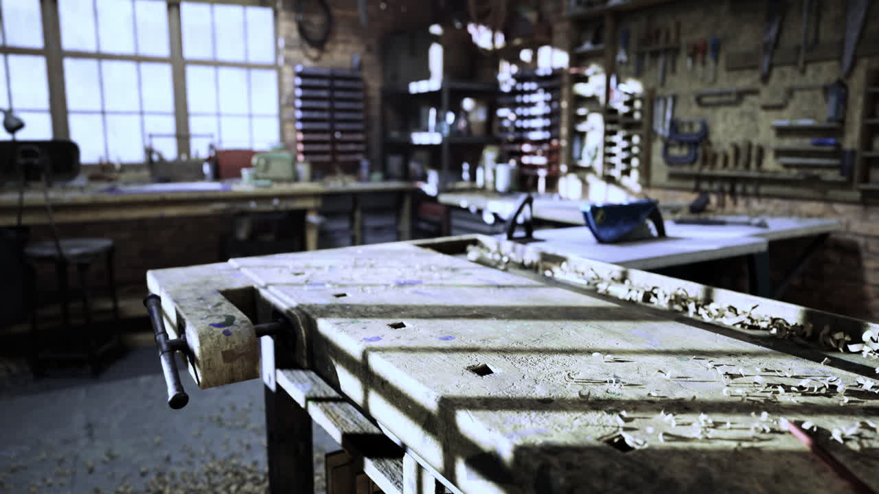 Craftsmanship and creativity flourish in a well equipped workshop