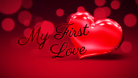 Mi-Primer-Amor-Texto-Y-Movimiento-Corazón-Romántico-En-El-Día-De-San-Valentín-1
