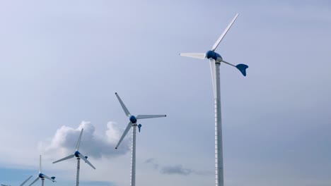 4k shot,wind turbines for electricity