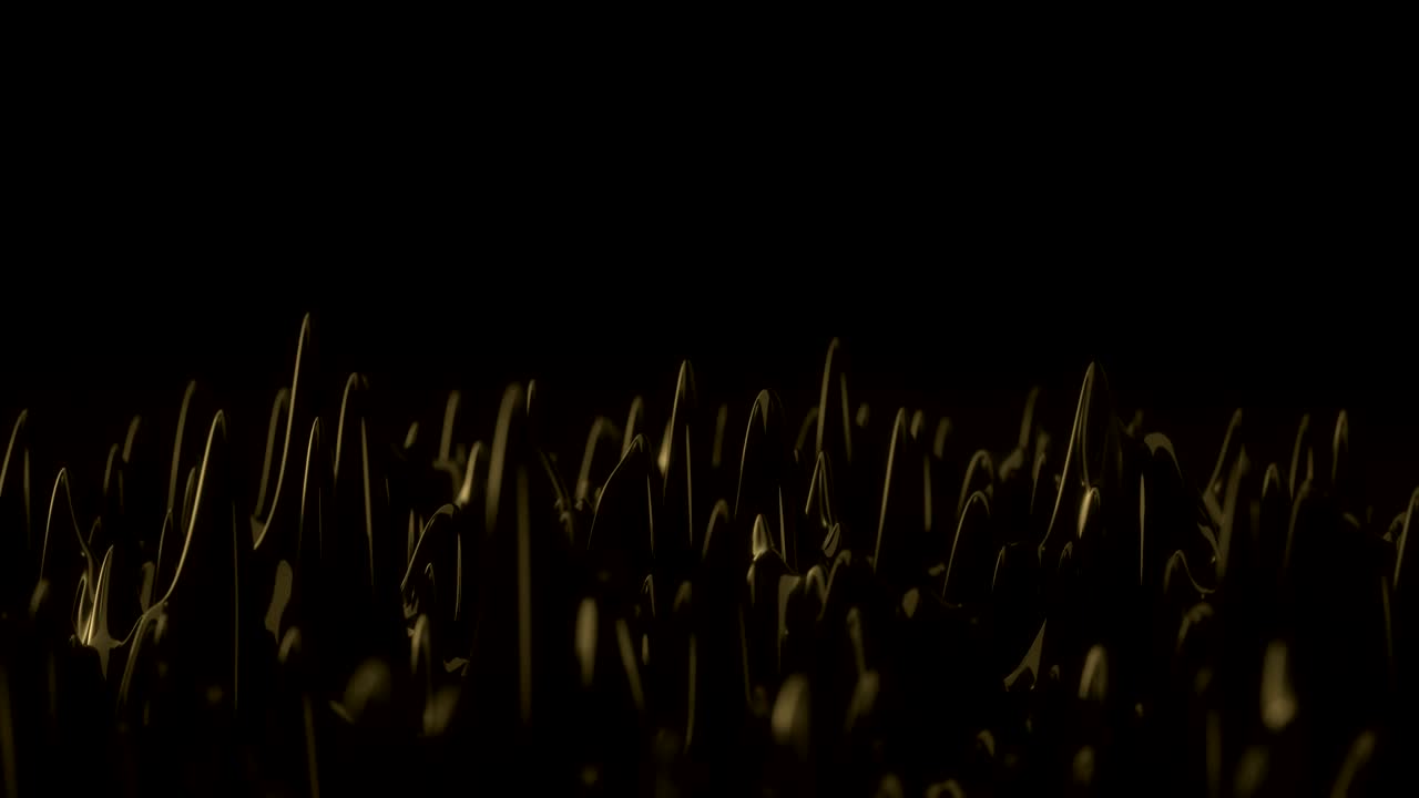 파동되는 철제 액체