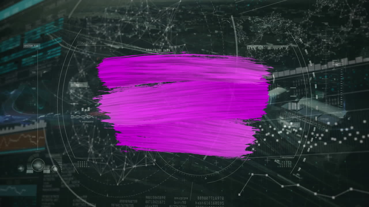 모양 위의 데이터 처리의 애니메이션