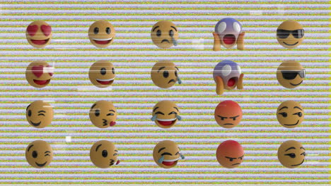 los iconos de los emojis