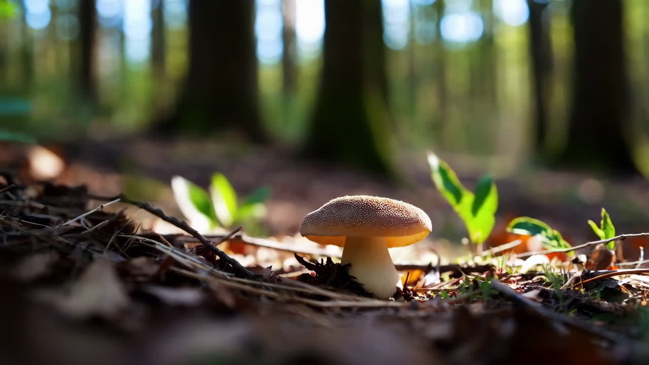 Mushroom on the Forest Floor
