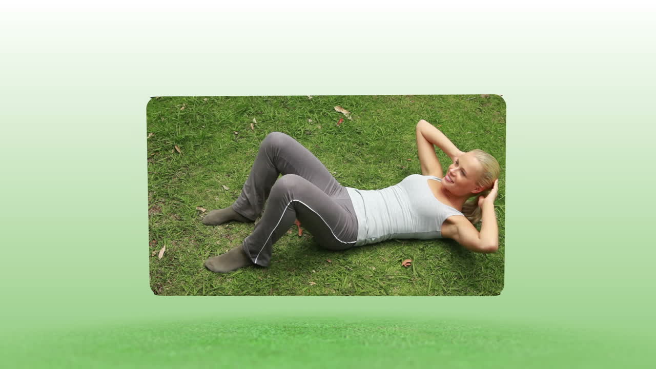 공원에서 스포츠를 하는 사람들의 비디오