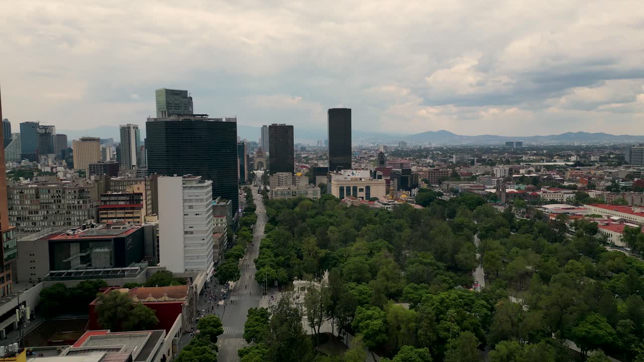 parque central alameda en la ciudad de méxico, centro histórico, méxico