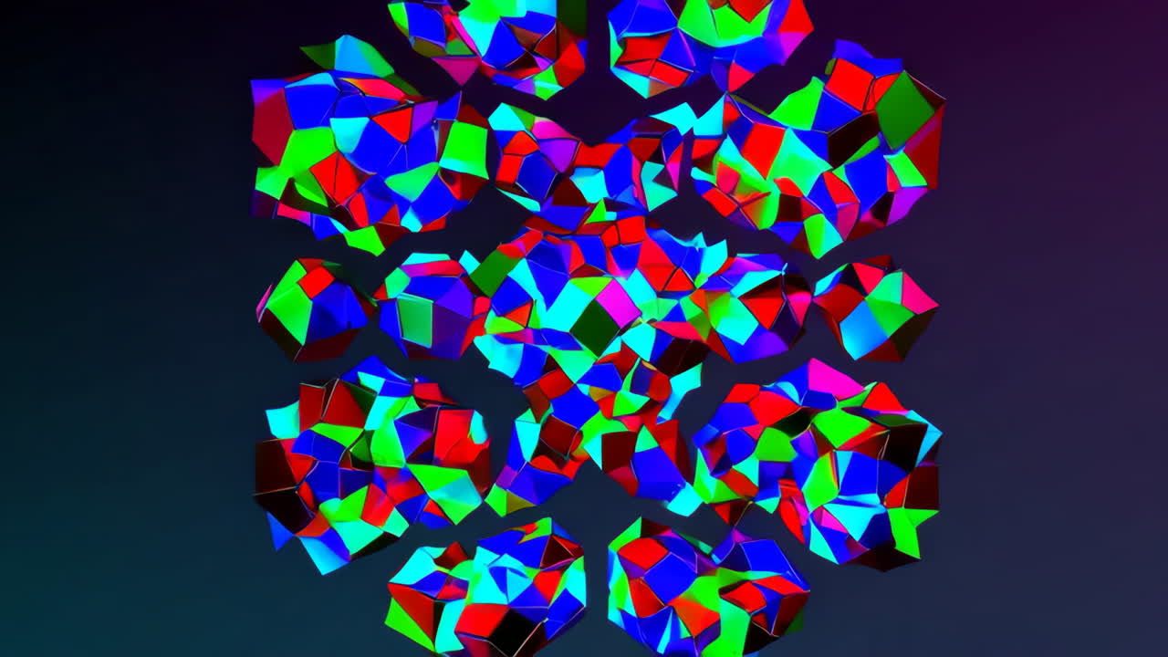 추상적인 다채로운 기하학적 디자인