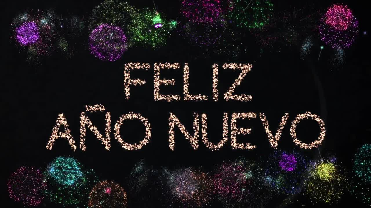 explosiones de fuegos artificiales