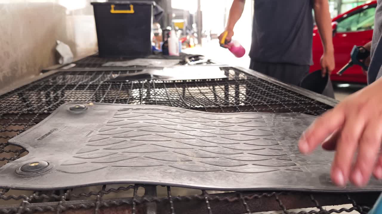 Car Wash and Detailing in a Garage