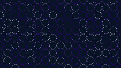 patrón circular negro y verde con círculos y líneas conectados