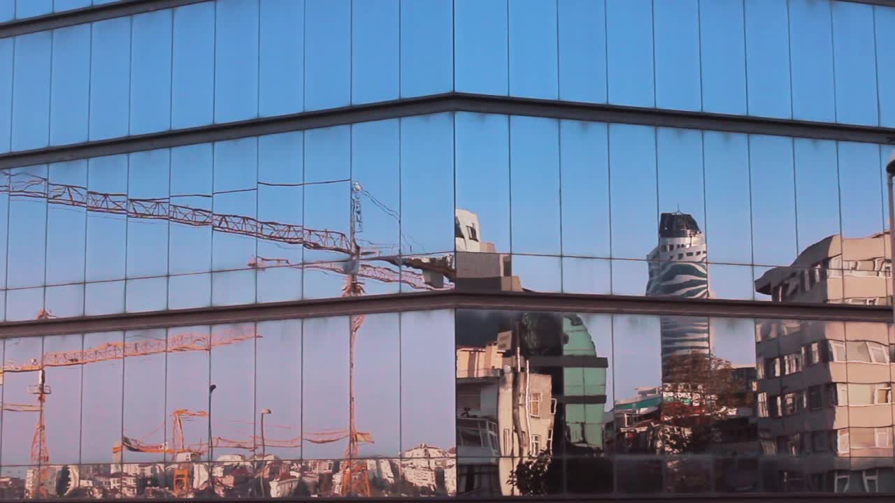 edificio de negocios vista urbana