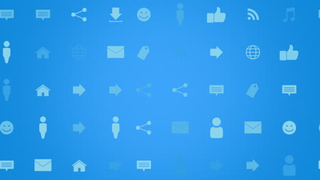 Retro-social-network-icons-pattern-on-blue-gradient