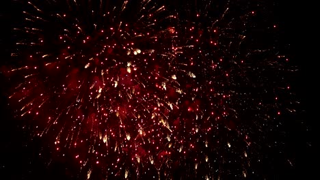 luces de fuegos artificiales de colores