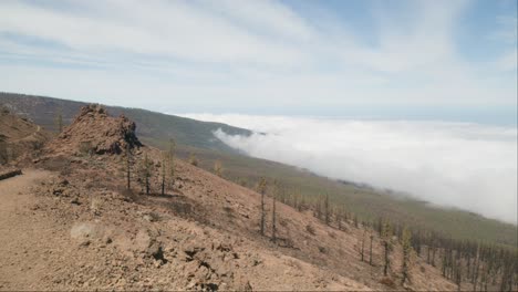 The-View-Of-The-Clouds-In-Mountains-Area-In-Tenerife-Spain