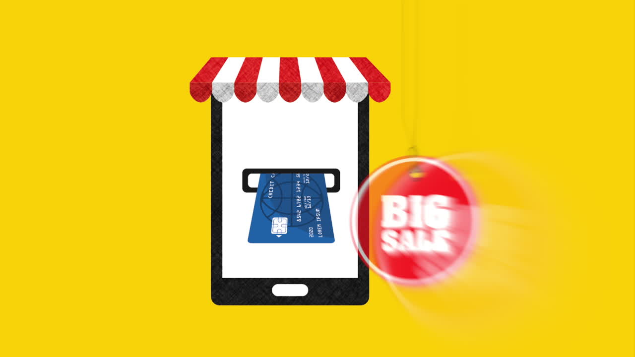 tecnología de comercio electrónico con dispositivo de tableta