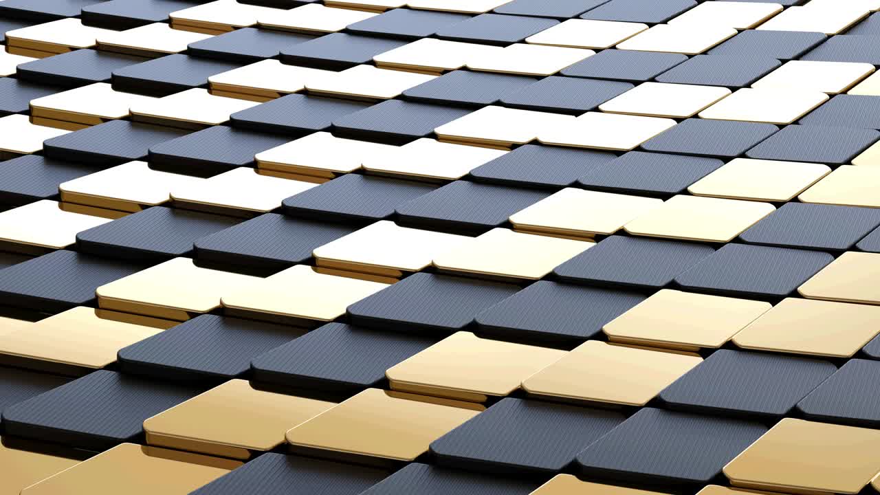 абстрактный черный и золотой цвет анимационный фон