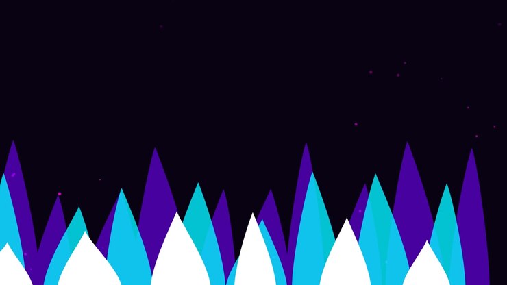 Abstract Motion Graphic of Pulsing Geometric Shapes
