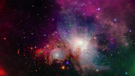 nebulosa espacial e estrelas no grande universo