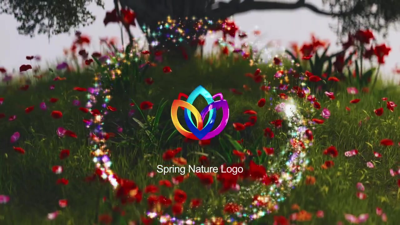 Logo de natureza de primavera