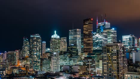 toronto moody night futuristic skyscraper architecture