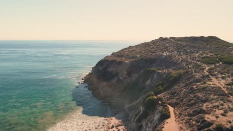 drone footage of the point dume park
