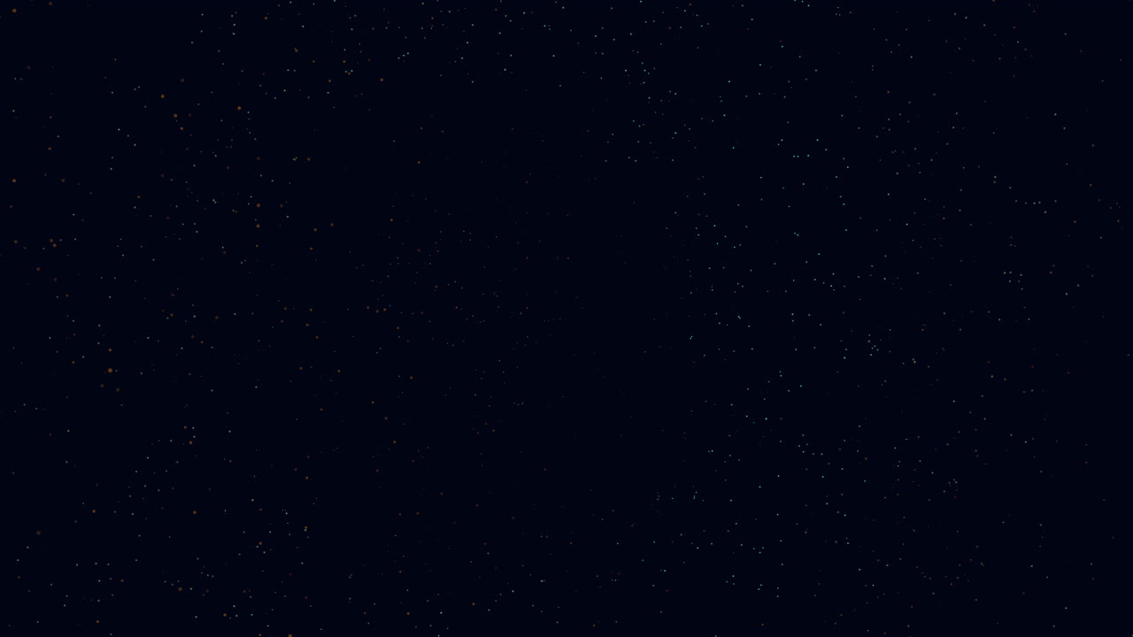 Starry night white dots dazzle on a black background