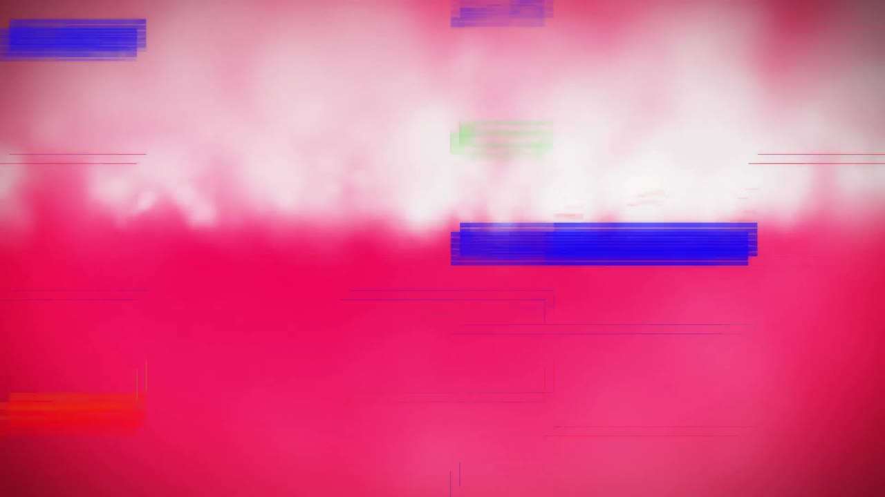 efecto mezclado colorido contra la nube sobre fondo rosado