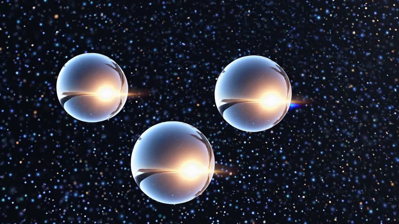 공간에서의 원자의 추상적인 표현