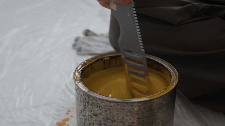 Mencampur Cat Kuning