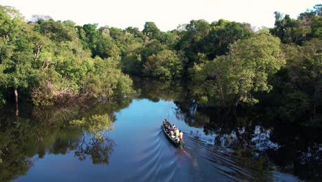 boat on the amazon river