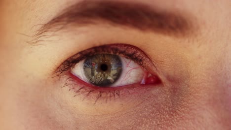 woman's eye - macro shot