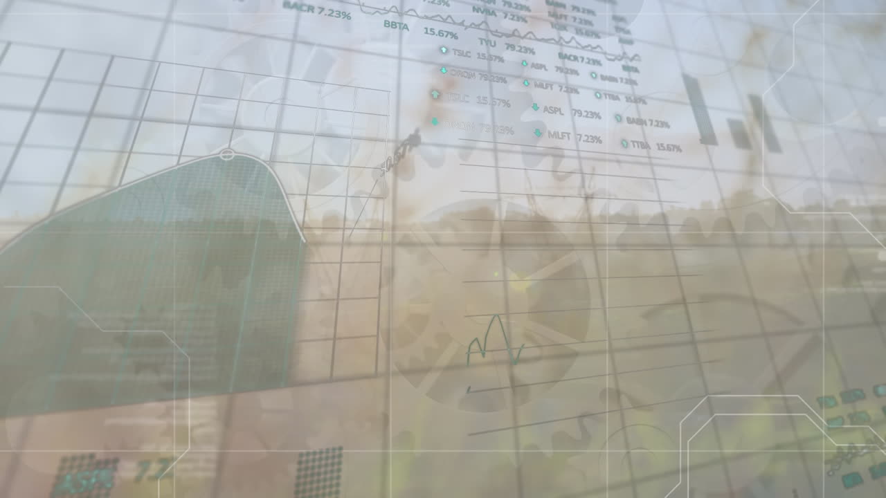 animación de las estadísticas y procesamiento de datos sobre la cuadrícula