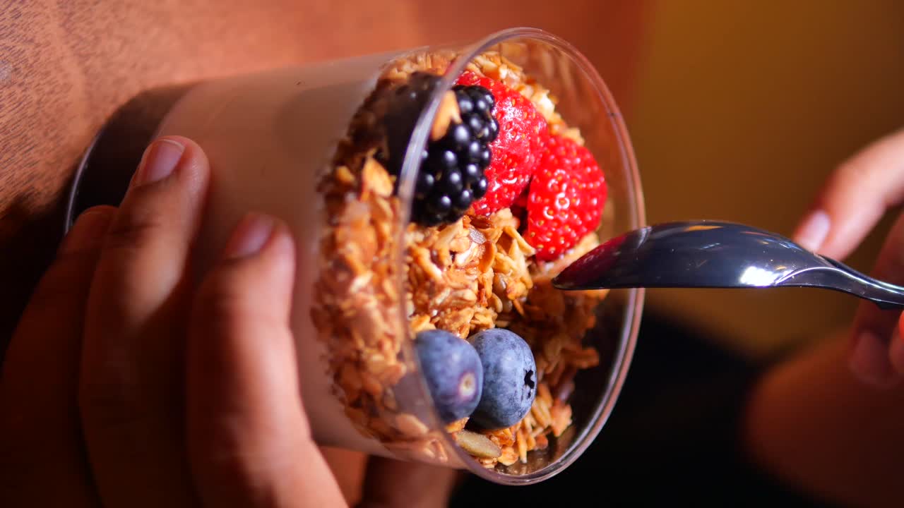 Granola and Berry Parfait