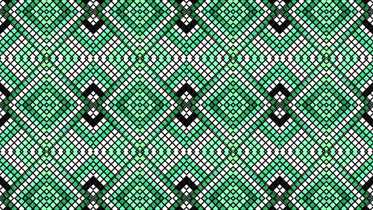 kaleidoscopio en movimiento. gráficos en movimiento de 4k