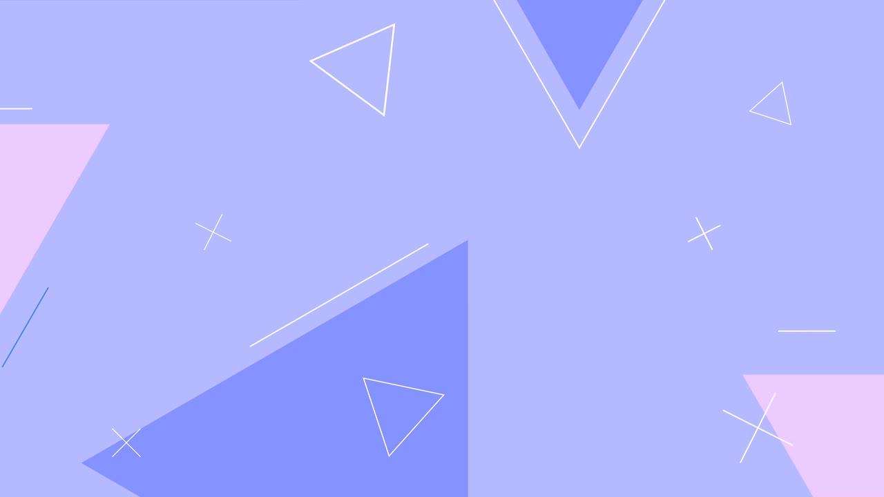 simple fondo de color azul claro en bucle con formas geométricas.