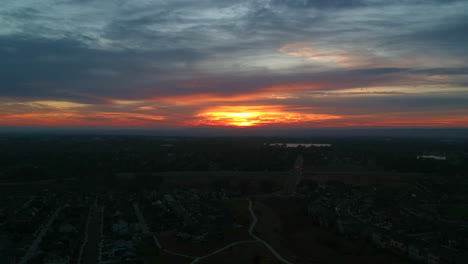 Roter-Sonnenaufgang-In-Colorado