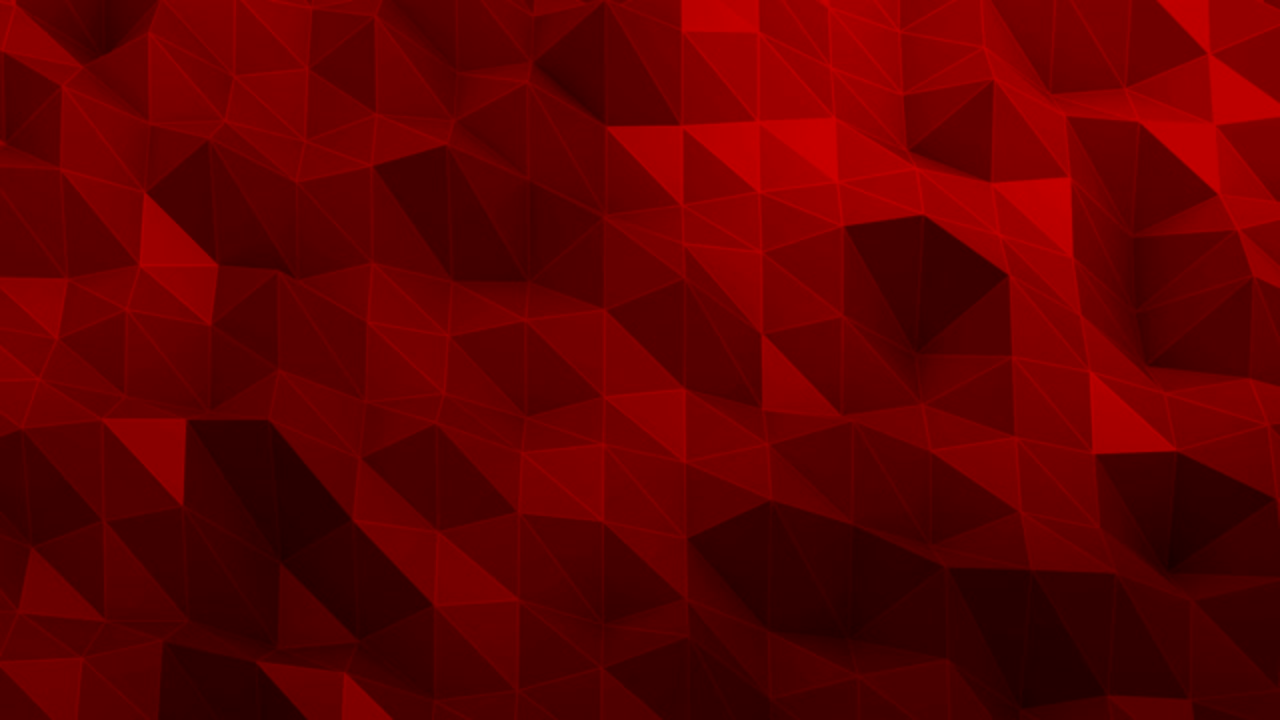 fondo rojo del triángulo abstracto