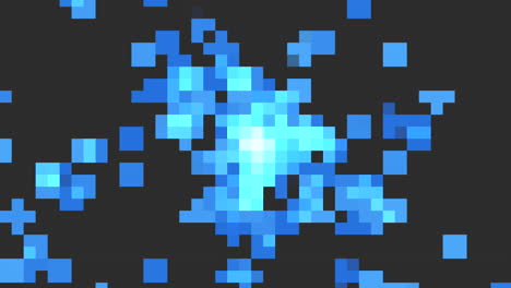 blue pixelated pattern intriguing design or digital art